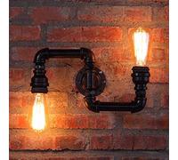 American Creative Lamps Retro Loft Water Pipe Lights Bar Cafe Restaurant Pub Club Hall Aisle Industry Wind Stair Wall Sconce Bra