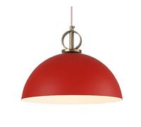 American Creative Pendant Lamp, Simple Colorful Half Circle, Daily Home Ceiling Metal Shade Droplight, E26 Base Ceiling Hanging Lamp Fixtures, for Kitchen Island, Dining