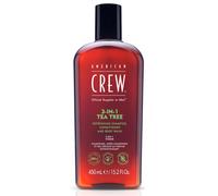 American Crew 3-in-1 Shampoo, Conditioner & Body Wash Tea Tree 450ml