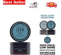 American Crew Fiber Wax for Men - High Hold, Low Shine, 85g for Textured Style