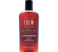 American-Crew Hair,-body-face Hair-care-body-care3-in-1 Chamomile + Pine Shampoo, Conditioner and Body Wash
