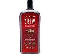 American-Crew Hair,-body-face Hair-care-body-care3-in-1 Tea Tree Refreshing Shampoo, Conditioner and Body Wash