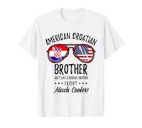 American Croatian Brother Croatian Heritage Value Graphic T-Shirt