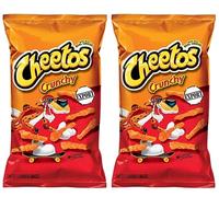 American Crunchy 8oz Cheese Flavour - 2 x 226g - US Import Corn Chips