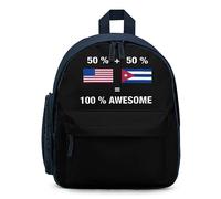American Cuba Awesome Flag Travel Backpack 13" Laptop Backpack Work Bag Daypack Blue-style