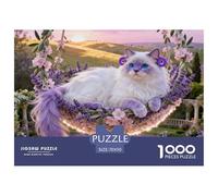American Curl1000 Piece Puzzle Puzzle Cute Cats Colourful Puzzle for The Whole Family 70x50cm/1000pcs