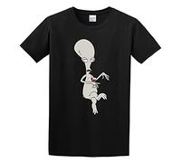 American Dad Roger Black T-Shirt Printed Tee Graphic Top for Men Shirt S