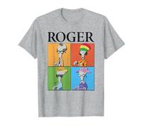 American Dad Roger Disguises Pop Art Cartoon T-Shirt, Men, Heather Grey, 3X-Large