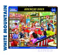 White Mountain Puzzles Jigsaw Puzzle 1000 Pieces 24"X30"-American Diner