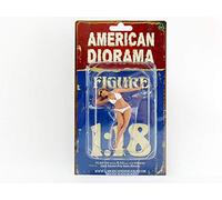 American Diorama 38170 Miniature Collection Car - White