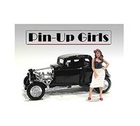 American Diorama - 76345 collectible miniature car, black/red