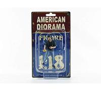 American Diorama - Figure - The Weekend Car Show Num 7-1/18 Blue