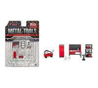 American Diorama Metal Tools Set C of 7 Pieces Limited Edition 1/64 Scale Models AD-2419MJ