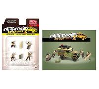 American Diorama Off Road Adventure Figure Set 2 1:64 scale Diorama Accessory