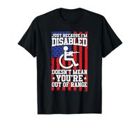 American Disabled Veteran Funny Handicap Veteran T-Shirt