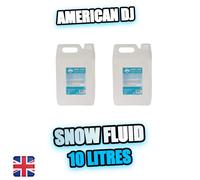 American DJ 10L Snow Juice - Snow Machine Fluid for Fake Snow & Winter Effects