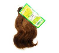 American Dream 10" Soft Wave Remi Human Hair Extension on a Super Thin Hand-Made Weft - Colour 6B Golden Brown