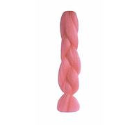 American Dream Brilliant Jumbo Kanekelon Braid for Hair Weaves, Dreads and Avant Garde Creative Styling, Pink