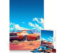 American Dream Car Jigsaw Puzzles 1000 Pieces for Teenagers Sharp Memory Calm Leisure Neat Edges Festive Gift (50x75cm)