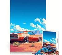 American Dream Car Teenagers Puzzles 1000 Piece Jigsaws Memory Boost Unwind Easily (38x26cm)