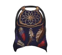 American Dream Catcher Baby Car Seat Canopy Cover, Multi Use Breathable Nursing Breastfeeding Covers for Mom Soft Stroller Sun Shade Newborn Shower Gift