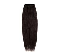American Dream Gold Grade 100% Human Hair 10" Silky Straight Weft Colour 2 - Dark Brown