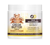 American Dream Lemon Cocoa Butter Cream For Skin Brightening and Fade Out, 453g / 16oz