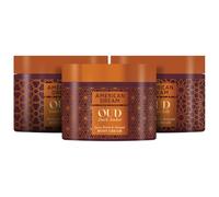 American Dream Oud Body Cream Trio, Dark Amber, Passion Lily, Golden Dusk, 500ml Each