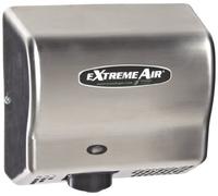 American Dryer ExtremeAir EXT7-SS Stainless Steel Cover High-Speed Automatic Hand Dryer, 12-15 Second Dries, 100-240V, 540W Maximum Power, 50/60Hz