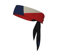 American Eagle And Flag Print Sports Head Tie Adjustable Headband For Men And Women, Sweatband For Running, Tennis, Workout, Karate, Ninja, Basketball, And Athletic