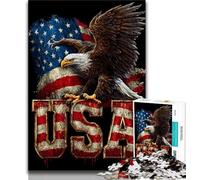 American Eagle Jigsaw Puzzles for Teenagers 1000 Pieces,Learning Educational Toy for Is Ideal As A Gift for The Whole Family (50x75cm)