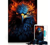 American Eagle Pride Fire 1000 Piece Jigsaws for Adults Mind Train Fun Premium Laser Cut Quality Relaxing Indoor Group Activity (50x75cm)