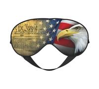 American Eagle Soft Sleep Mask Adjustable Strap Light Blocking Reversible Comfortable Night Mask