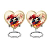American Eagle Urn, Small Urn for Ashes Keepsake, Small Cremation Urns for Ashes, Urn for Ashes Adult Male, Urns for Human Ashes Adult Female, Cremation Urns for Adults Humans(Size - 3inch, 2 Pcs)