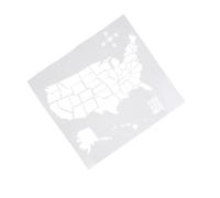 American Elements Map DIY Spray Template Hollow Pentagram