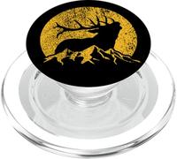 American Elk Hunter Dad Vintage Retro Bow Hunting Gift PopSockets PopGrip for MagSafe