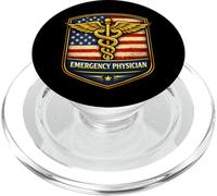 American Emergency Physician Emergentologist ER Doctor USA PopSockets PopGrip for MagSafe