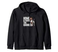 American English Coonhound Home is Where The Coonie Is Zip Hoodie