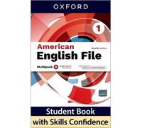 American English File fourth edition Level 1 Student Book & Workbook with access to Skills Confidence multi-pack A: Print Student Book & Workbook with 2 years' access to Skills Confidence multi-pack A