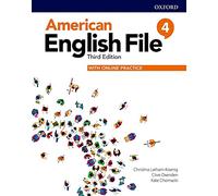 American English File: Level 4 – Student Book With Online Practice – Oxford University Press (D30)