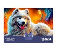 American Eskimo Dog (3)_4 1000 Pieces Jigsaw Puzzle Impossible Family Educational Games Fantastic Puzzles Relaxing Brain Teaser For Wall Decoration And Gifts 70x50cm/1000pcs