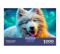 American Eskimo Dog (8)_3 1000 Pieces Jigsaw Puzzle Impossible Family Educational Games Fantastic Puzzles Relaxing Brain Teaser For Wall Decoration And Gifts 52x38cm/1000pcs