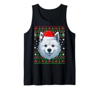 American Eskimo Dog Christmas Ugly Sweater Adults Kids Xmas Tank Top