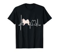 American Eskimo Dog Heartbeat Funny Dogs are My Cardio Value Graphic T-Shirt