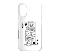 American Eskimo Dog Lover King Of Hearts Funny Pop Art Case for iPhone 17