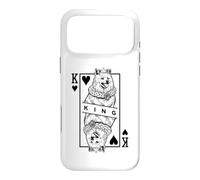 American Eskimo Dog Lover King Of Hearts Funny Pop Art Case for iPhone 17 Pro Max