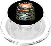 American Falls Idaho USA Scenic Mountain Retro Sunset Style PopSockets PopGrip for MagSafe