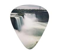 american falls Printed Guitar Picks 12-Piece Set - Comfortable, Versatile Plectrum for All Guitar Styles & Players