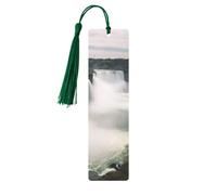 American Falls Printed Metal Bookmarks S - Dark Green Lightweight Aluminium Book Marker for Books, Journals & Gifts, Ideal Book Lovers, Holiday Decor & Crafts