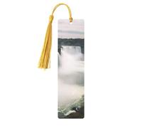 American Falls Printed Metal Bookmarks S - Gold Lightweight Aluminium Book Marker for Books, Journals & Gifts, Ideal Book Lovers, Holiday Decor & Crafts